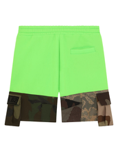 Load image into Gallery viewer, Pantaloncini verdi bambino.
