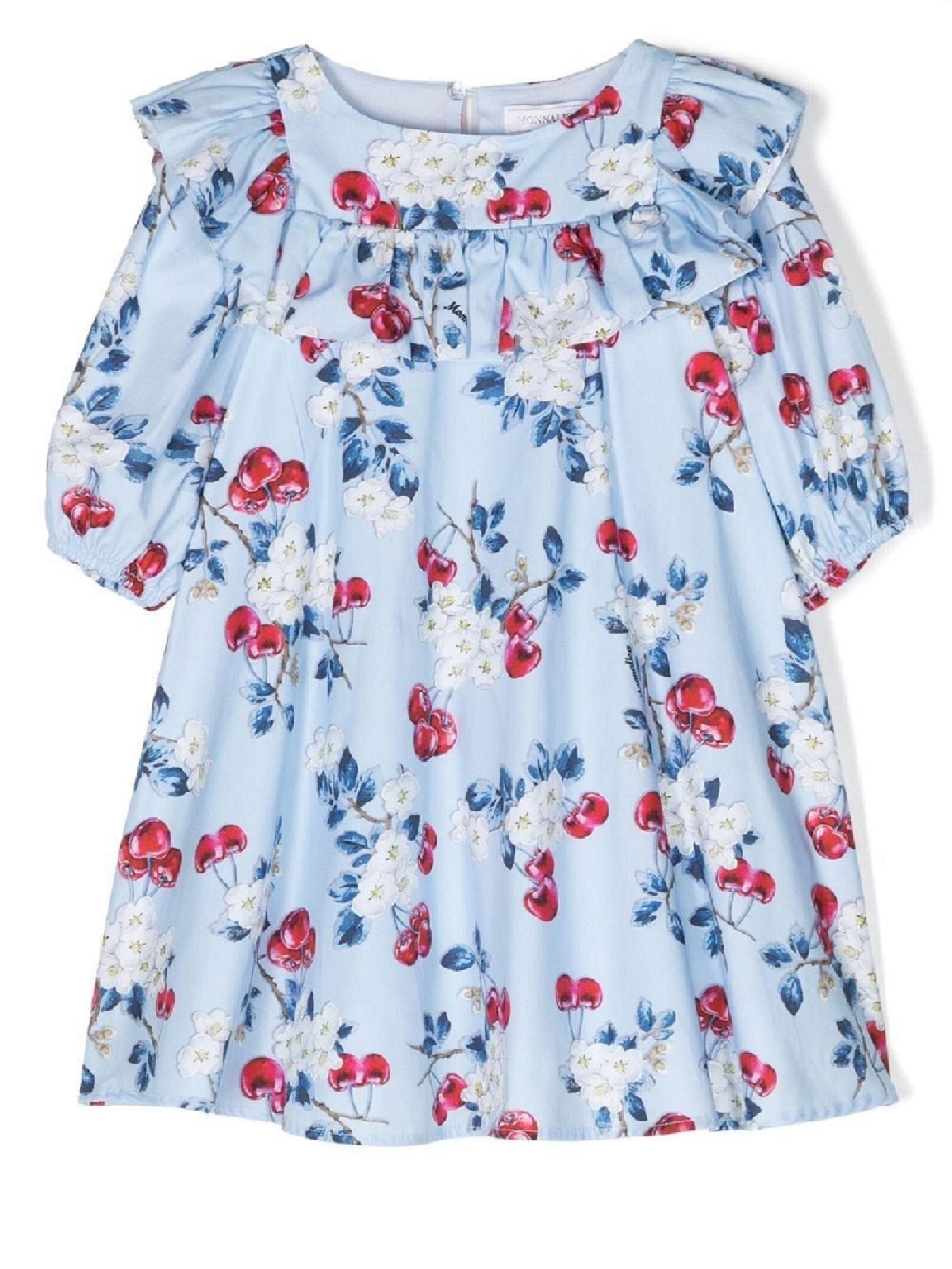 Abito a fiori ruches