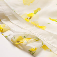 Carica l&#39;immagine nel visualizzatore di Gallery, Abito lungo fantasia floreale
