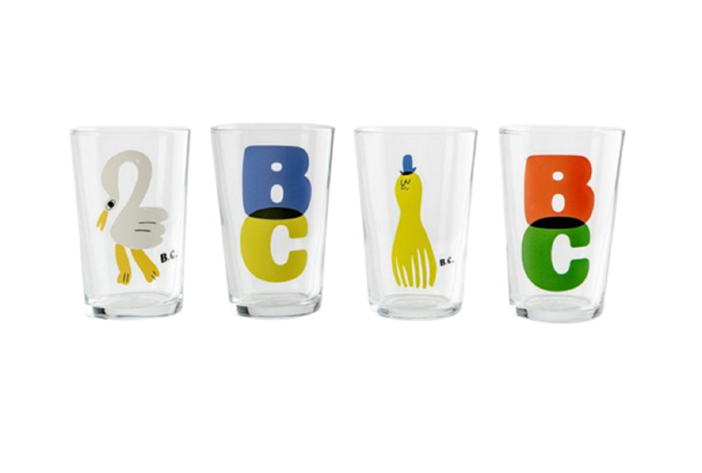 Set di 4 Bicchieri 123AU001  BOBO CHOSES 