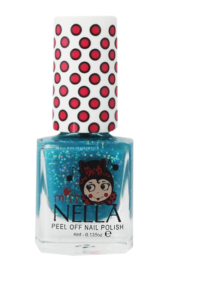 Smalto per bimbe di color blu mare con glitter - UNDER THE SEA