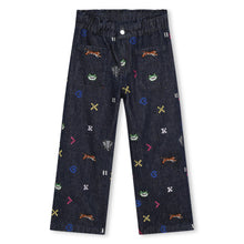 Carica l&#39;immagine nel visualizzatore di Gallery, Pantaloni dritti con ricamo
