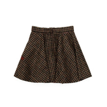 Carica l&#39;immagine nel visualizzatore di Gallery, Gonna marrone bambina.
