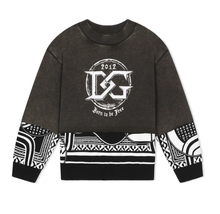 Cargar imagen en el visor de la galería, Felpa con design patchwork
