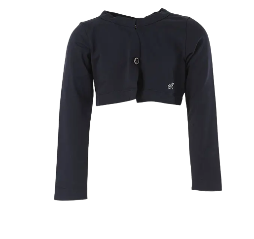 Cardigan crop a bottoni