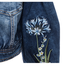Carica l&#39;immagine nel visualizzatore di Gallery, Giubbino jeans ricamo 493100R9 55 MONNALISA 
