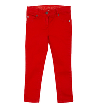 Cargar imagen en el visor de la galería, Pantalone cotone  rosso bimba 471600 SJK58 6564 STELLA McCARTNEY 
