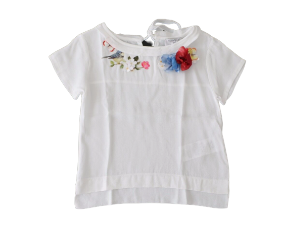 Blousa bambina in viscosa