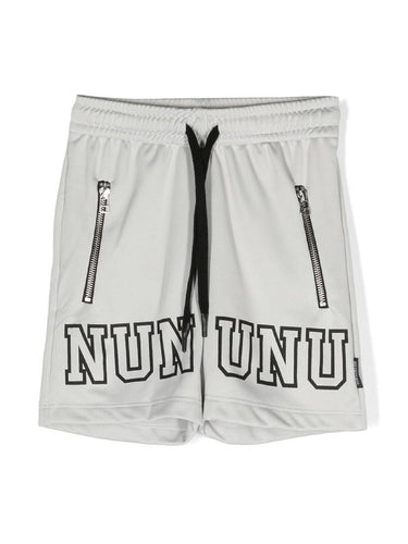 Shorts con stampa NU3750 ICE GREY NUNUNU 
