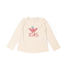 Carica l&#39;immagine nel visualizzatore di Gallery, T-shirt neonata maniche lunghe rosa
