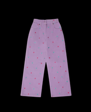 Carica l&#39;immagine nel visualizzatore di Gallery, Pantaloni a coste con ricamo
