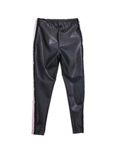 Load image into Gallery viewer, Leggings tessuto spalmato con bande
