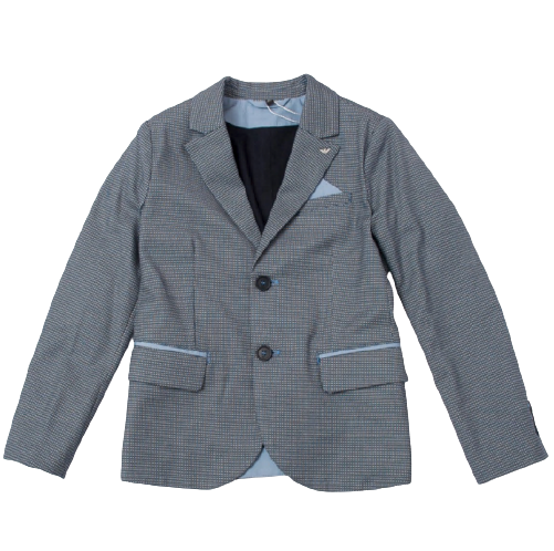 Giacca monopetto in cotone bambino