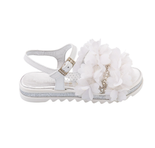 Carica l&#39;immagine nel visualizzatore di Gallery, sandali a fiori per bambina
