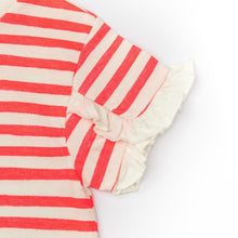Carica l'immagine nel visualizzatore di Gallery, Abito bambina a righe con paillettes
