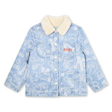 Cargar imagen en el visor de la galería, Giacca denim con stampa
