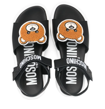 Cargar imagen en el visor de la galería, Sandali in pelle 70153 BLACK MOSCHINO 
