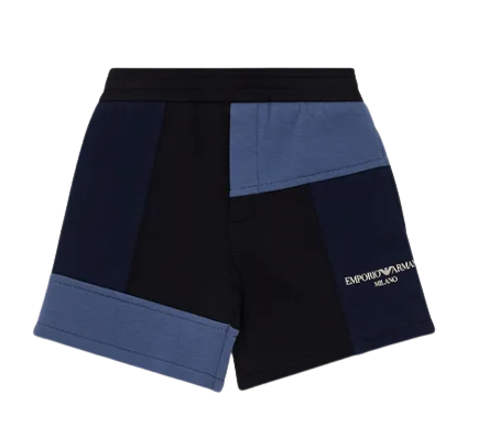 Short bambino bicolore