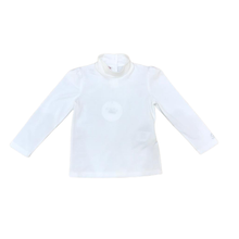 Cargar imagen en el visor de la galería, T-shirt dolcevita neonata bianco
