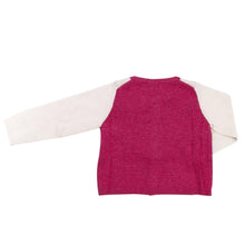 Carica l&#39;immagine nel visualizzatore di Gallery, Cardigan neonata bicolore
