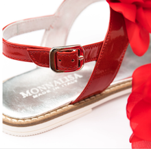 Carica l&#39;immagine nel visualizzatore di Gallery, Infradito fiore vernice per bambina
