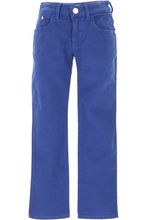 Load image into Gallery viewer, Pantaloni bambino blu royal 5 tasche
