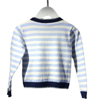 Cargar imagen en el visor de la galería, Cardigan con righe e fiori
