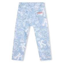 Carica l&#39;immagine nel visualizzatore di Gallery, Jeans dritti con stampa grafica
