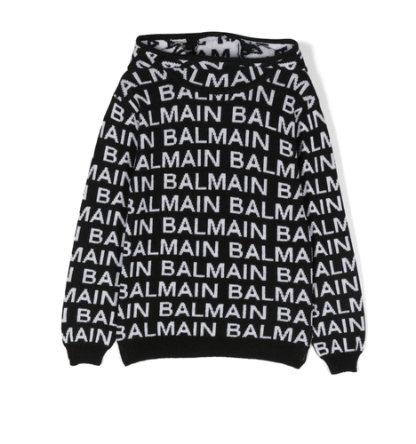 Maglione con logo 6R9P80 W0101 930BC BALMAIN 