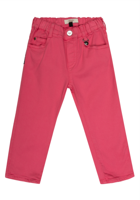 Pantaloni rosa neonata