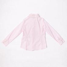 Cargar imagen en el visor de la galería, Camicia rosa  logo in popeline
