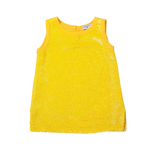 Canotta gialla con paillettes 171603 15 MONNALISA 