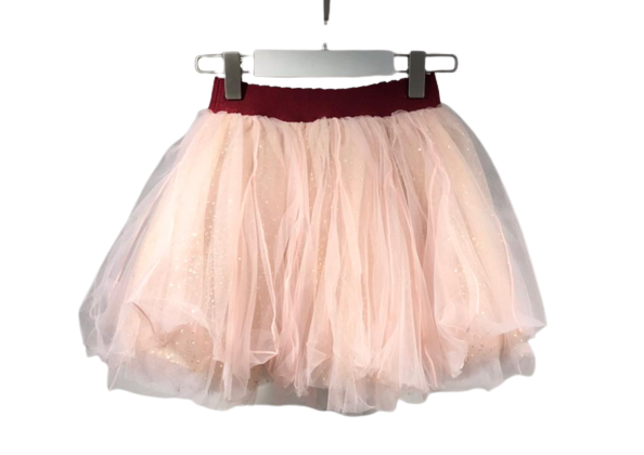Gonna con tulle e glitter
